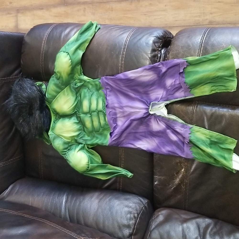 Infant Hulk Jumpsuit & Hat